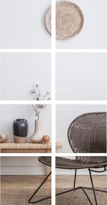 Produktbild von BD ART 8 Stück Spiegel aus Glas je 30x30 cm Wanddekoration Wandspiegel Spiegelfliesen Set