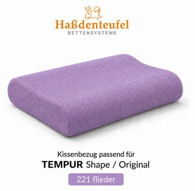 Produktbild von Kissenbezug passend für TEMPUR Shape Original S M L XL – Spannbezug, KI-generiertes Bild