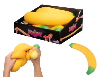Produktbild von Squishy Dehnbare Figur Banana 43 cm Display (4)