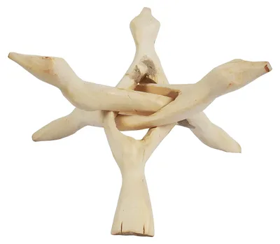 Imagen del producto de Soporte de madera, natural, de 20 cm, para decoración