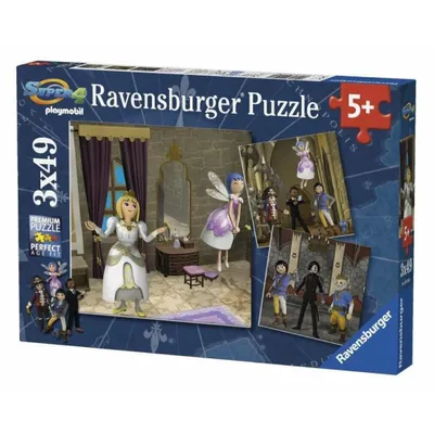 Produktbild von RAVENSBURGER Puzzle PLAYMOBIL Königliche Hochzeit 3x49 Teile