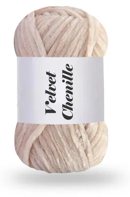 Produktbild von Chenillegarn Samtig Kuschelweich 100g zum Stricken & Häkeln