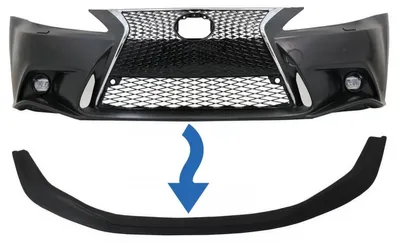 Productafbeelding van Spoilerlip voor LEXUS IS XE20 (2005-2013), IS F Sport facelift model, met de uitstraling van de XE30 (vanaf 2014).