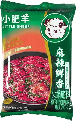 Produktbild von Little Sheep Hot Pot Soup Base Mala scharf spicy 200g