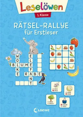 Image de Leselöwen Rätsel-Rallye für Erstleser - 1. Klasse (Hellblau)