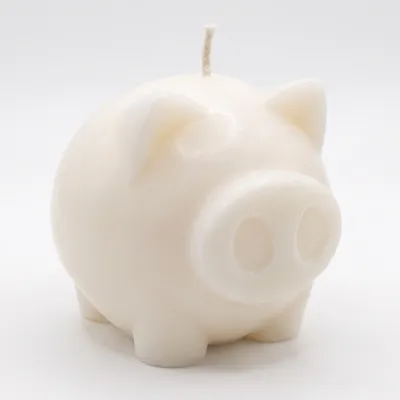 Obrázok produktu pre Vonná sviečka Rypáčik - Biela / Kokos od NOBAMO KP41350, Obrázok generovaný UI
