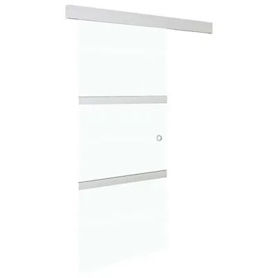Obrázek produktu pro vidaXL Posuvné dveře s měkkými zarážkami ESG sklo a hliník 76x205 cm