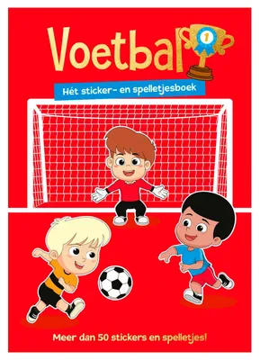 Produktbild von Overige Merken Sticker- En Speelboek Voetbal
