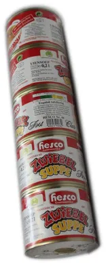 Zdjęcie produktu dla Hesco Francuska zupa cebulowa First Glass 5 puszek 1060ml