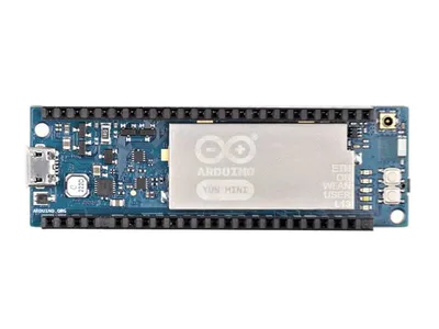 Produktbild von Arduino YUN MINI - ATMega32u4 - 16 MHz - 0,032 MB - 2,5 KB - 1 KB - Arduino (A000108)