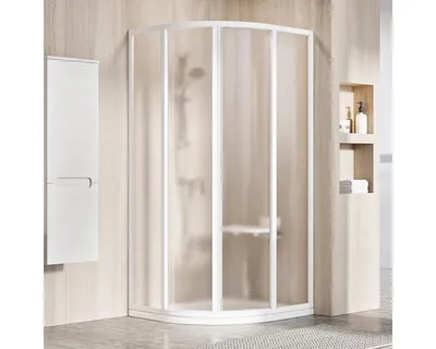 Obrázek produktu pro Sprchový kout RAVAK SKCP4-90 195 dvoukřídlé dveře white+Grape 3117O102ZG