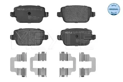 Produktbild von MEYLE 025 245 3715 Bremsbeläge Hinten für FORD MONDEO IV Turnier (BA7) Focus II Schrägheck (DA, HCP, DP) S-MAX (WA6) GALAXY (WA6) KUGA I
