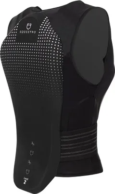 Image de Equestro Adult Level 2 Back Protector Protection dorsale noir 158-167 cm / Long noir 158-167 cm