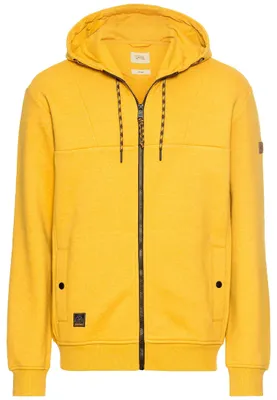 Produktbild von camel active Herren Sweatjacke aus einem Organic Baumwolle Mix Gelb, menswear-4XL
