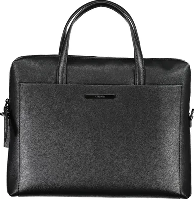 Produktbild von Vielseitige Herrentasche in Schwarz mit Laptopfach und Schulterriemen