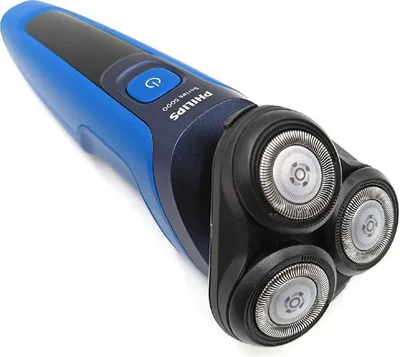 Produktbild von Philips Series 5000 Elektrischer Nass- und Trockenrasierer S5466/18, Leistungsstarke & sanfte Rasur, SteelPrecision-Schersystem, flexible 360° Scherköpfe, 60 Min. Laufzeit