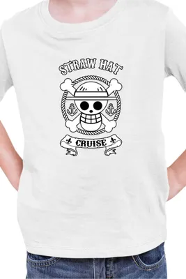 Produktbild von Kinder T-Shirt Manga Japan Anime Comics Animation One Manga Piece Anime 0023, 3-4 Jahr - 104 / Weiß