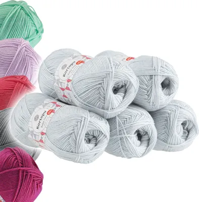 Produktbild von 5 x 100g Strickgarn Kartopu BABY ONE Antipilling Babywolle Babygarn, Farbwahl