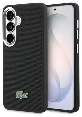 Obrázok produktu pre Púzdro Lacoste Petit Pique s kovovým logom a magnetickým zapínaním pre Samsung Galaxy S26+, čierna (57983129243)