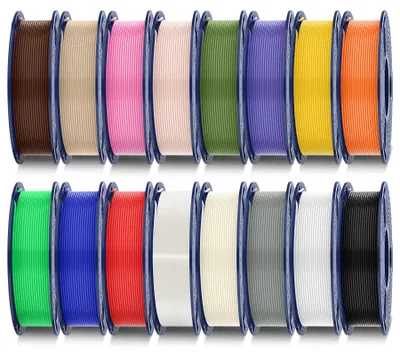 PLA+ Filament Bundle 16 Farben, 1,75 mm, 4 kg, 16 Spulen