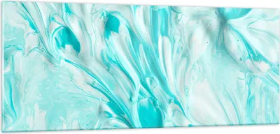 Produktbild von Bilder auf glas - Blume Abstraktion - 100x40cm - Glasbilder - Wandbilder - Kunstdruck - zum Aufhängen bereit - Wanddekoration aus Glas - Glas Bilder - Wandbild auf Glas - Einteilig - GAB100x40-3827
