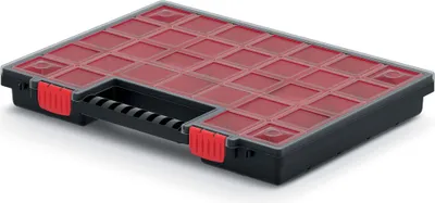 Immagine prodotto di Organizer in plastica 21 scatole rosse NORB 399x303x50