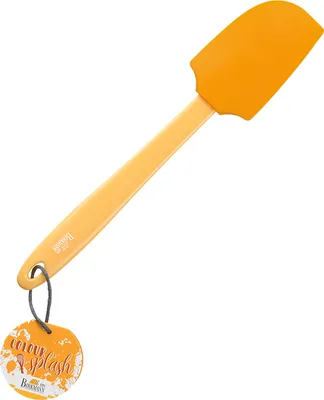Produktbild von BIRKMANN Teigschaber, Orange, L 29 x B 6 cm, BPA-freies Silikon, Hitzebeständig und Spülmaschinenfest