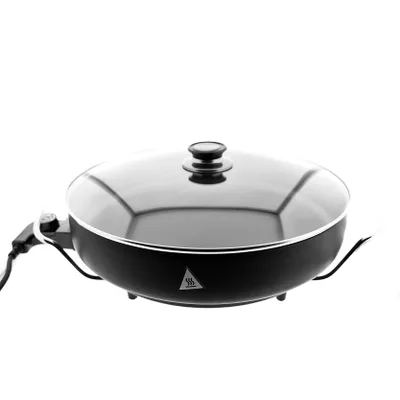 Produktbild von Pizza Pan Pfanne 1500W Multifunktionspfanne Grillpfanne Antihaftbeschichtet Ø40/7cm