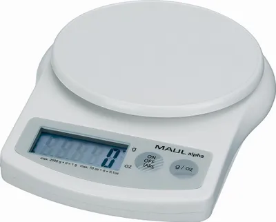 Obrázek produktu pro MAUL Písmenková váha MAULalpha 2 kg baterie bílá
