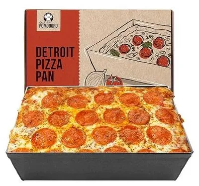 Zdjęcie produktu dla Patelnia do pizzy detroit style aluminium anodowane 25X35CM