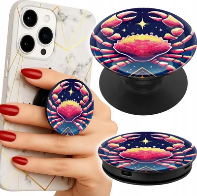 Obrázek produktu pro Držák na telefon Finger Popsocket / Stojan na znamení zvěrokruhu, Rak