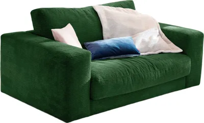 Produktbild von KAWOLA Doppelsessel MADELINE Loveseat Cord smaragd