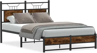 Immagine prodotto di Giroletto senza Materasso Rovere Fumo 120x190 cm in Truciolato