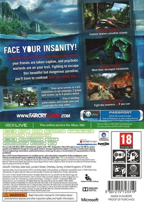 Produktbild von Far Cry 3 Ubisoft Microsoft Xbox 360 One Series mit& Anleitung auf Englisch