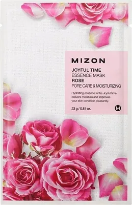 Zdjęcie produktu dla MIZON Antybakteryjna maska w płacie Joyful Time Essence Mask Rose 23g