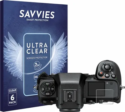 Produktbild von 6x Für Nikon Z 8 (Schulterdisplay) Schutzfolie Savvies Displayschutz Display Schutz Folie Klar Transparent