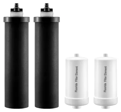 Image de VEVOR Filtre à eau de remplacement Éléments de nettoyage Filtre de remplacement, remplacement du système de filtration d'eau par gravité, compatible avec la plupart des marques