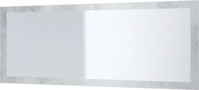 Produktbild von Vladon Spiegel Lima, Wandspiegel mit Rahmen im modernen Stil, Beton Oxid Optik (139 x 55 cm)