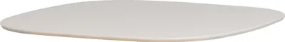 Produktbild von Woood Tablo Organischer Tischplatte Aus Eschenholz, 130 X 130 Cm, Weiß