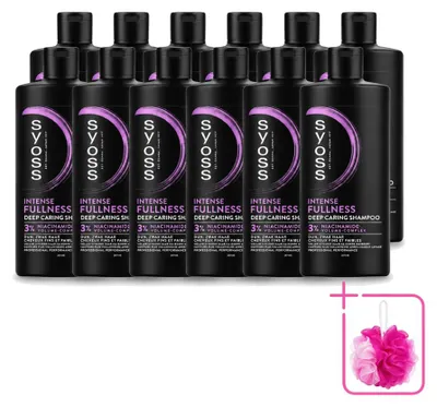 Obrázok produktu pre 12 ks šampónu Syoss Intense Fullness – 440 ml – balenie s 12 kusmi