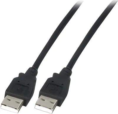 Produktbild von EFB Elektronik K5204.5, 5 m, USB A, USB A, USB 2.0, 0,48 Gbit/s, Schwarz
