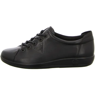 Produktbild von Ecco Soft 2.0  Veterschoenen Laag - Zwart - Maat 39