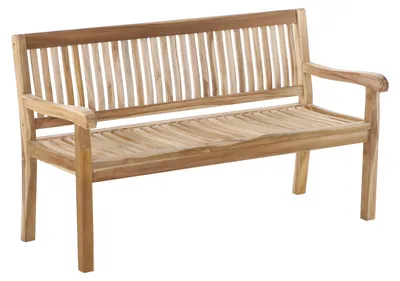Produktbild von Gartenbank Teak 150 cm 3 Sitzer KINGSBURY