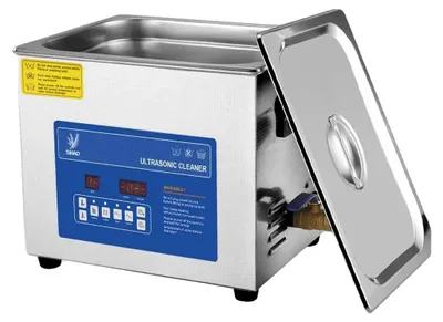 Image de Nettoyeur à ultrasons, nettoyage polyvalent, affichage numérique, 15 l, bleu