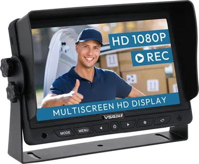 Produktbild von 7"  Rückfahrmonitor MULTISCREEN HD 1080P QUAD RM-13161