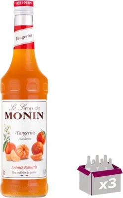 Produktbild von Lot de 3 Sirop Monin - Mandarine - 70cL