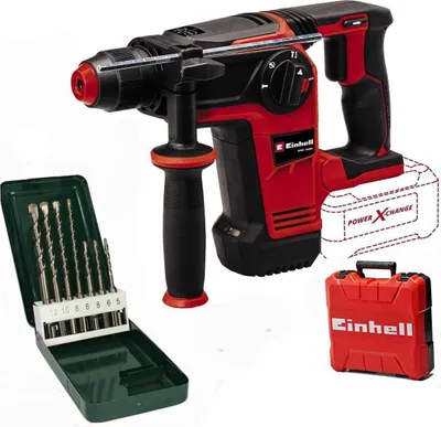 Produktbild von Einhell Professional Akku-Bohrhammer TP-HD 18/26 Li BL-18V Solo +Koffer,  Bosch 7tlg. Bohrerset
