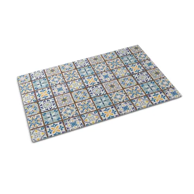 Imagen del producto de Alfombra para la puerta - Tapete para atrapar la suciedad - Alfombra antideslizante para interior y exterior - 60x40 cm - Diseños geométricos