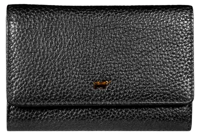 Produktbild von Portemonnaie ALESSIA Geldbörse M 15 Kartenfächer schwarz Damen - Leder