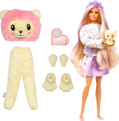 Produktbild von Barbie Cutie Odhalenie Barbie pastelová edice - lev HKR06 TV